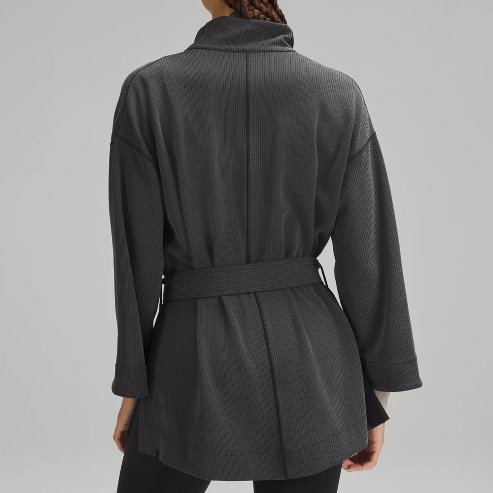 Lululemon Ribbed Softstreme Belted Wrap Robe - Picture 3 of 6